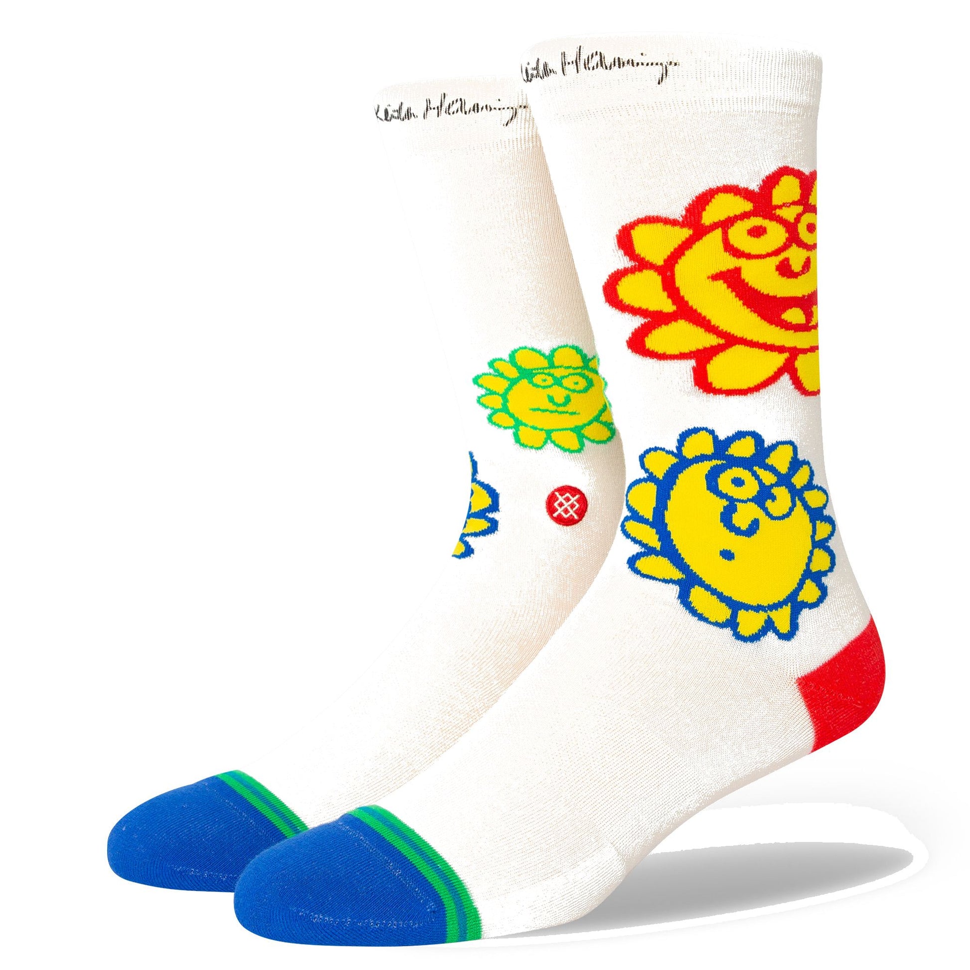 Stance Happy Fields Socks Off White L Socks