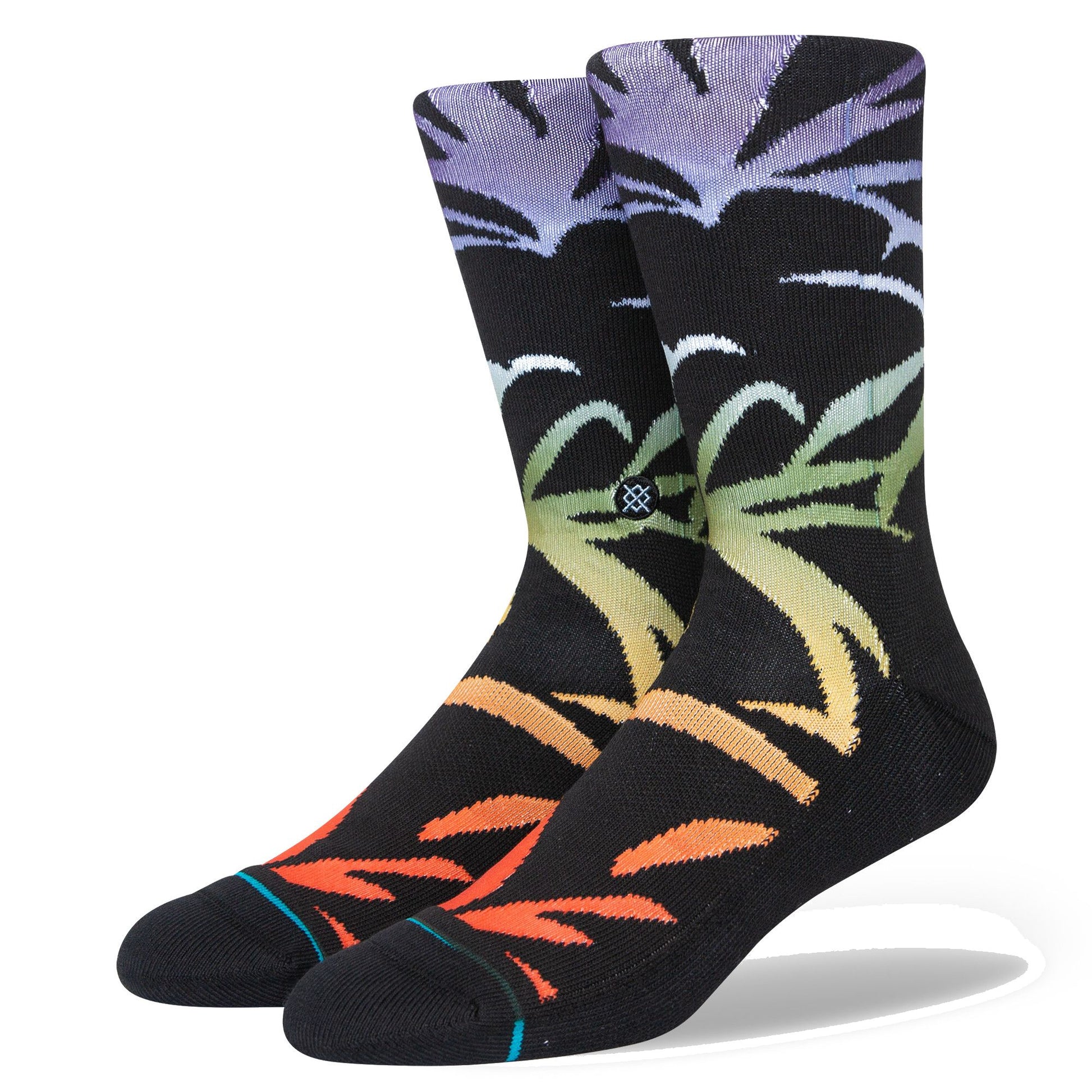 Stance Palmer Socks Washed Black L - Stance Socks