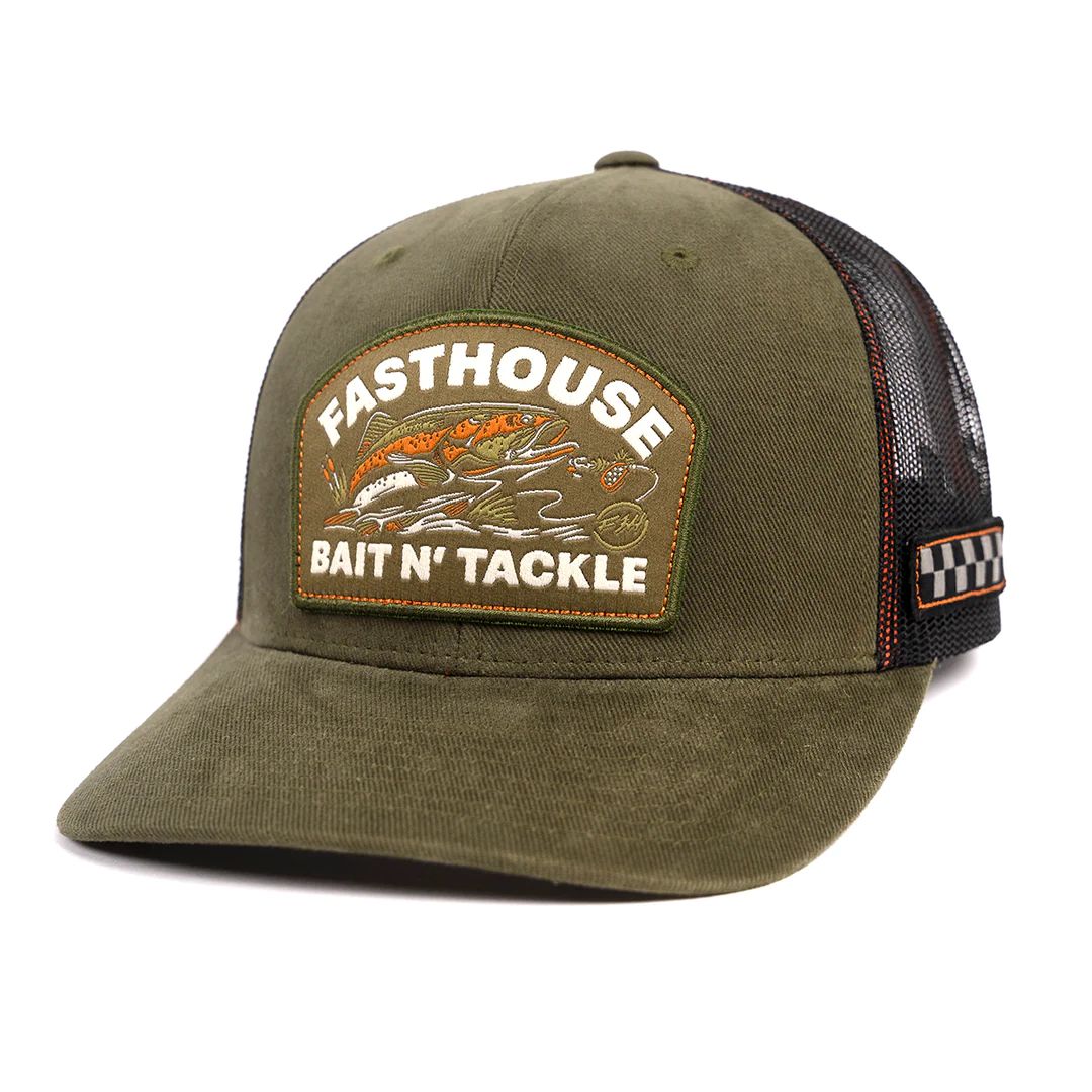 Fasthouse Bait Hat Olive OS Hats