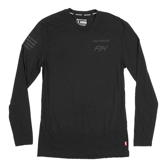 Fasthouse Blend LS Tech Tee Black LS Shirts