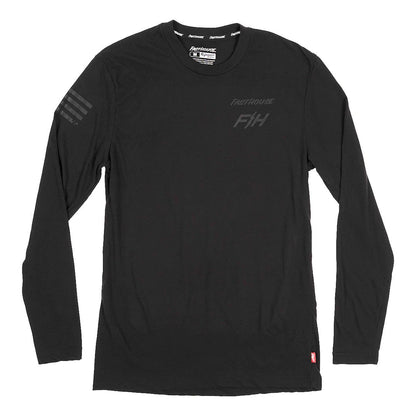 Fasthouse Blend LS Tech Tee Black - Fasthouse LS Shirts