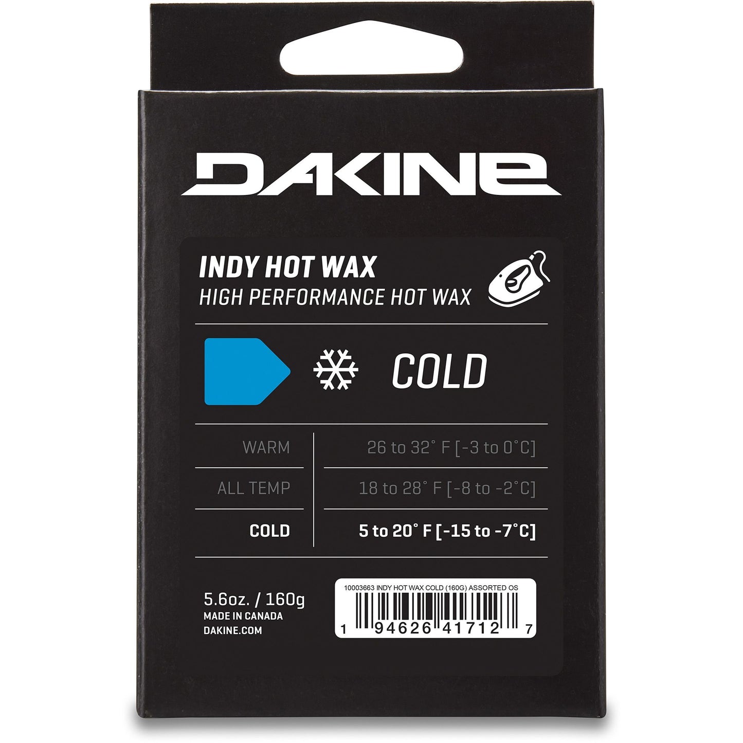 Dakine Indy Hot Wax Cold 160g Multicolor OS Wax