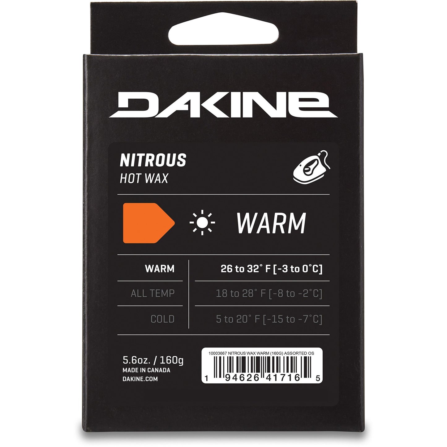 Dakine Nitrous Warm Wax 160g Multicolor OS Wax