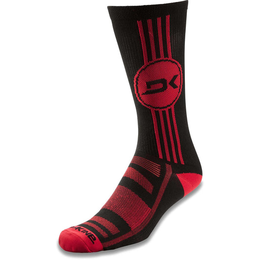 Dakine Single Track Crew Sock Black/Red S/M Bike Socks