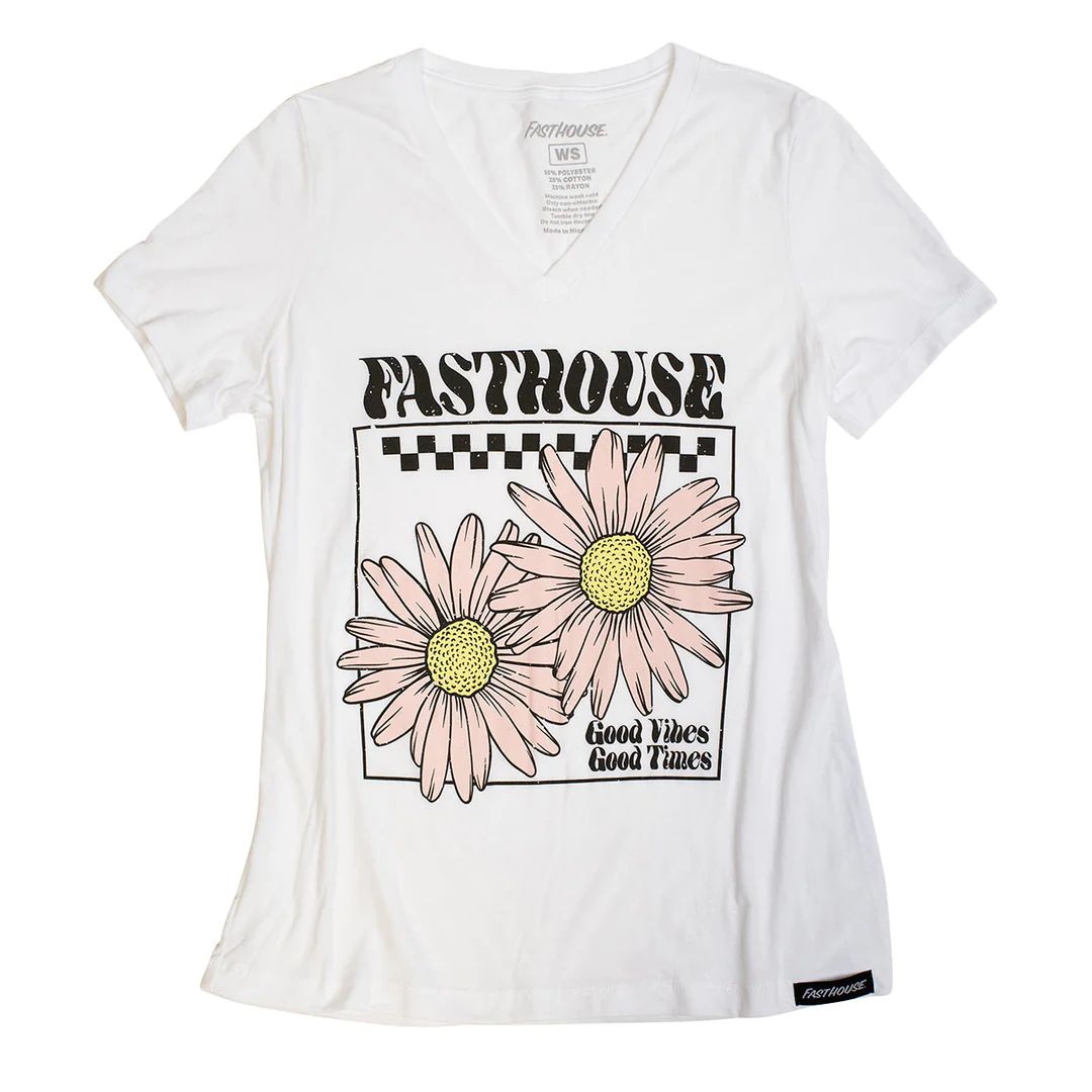Fasthouse Girl's Daydreamer Tee White YL - Fasthouse SS Shirts