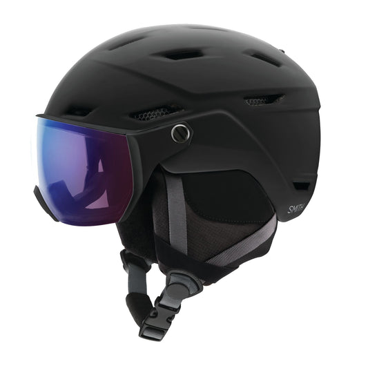 Smith Survey MIPS Snow Helmet - Openbox Matte Black ChromaPop Photochromic Rose Flash XL Snow Helmets