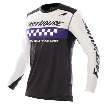 Fasthouse Elrod Jersey White Purple - Fasthouse Bike Jerseys