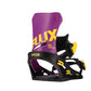 Flux DS Snowboard Binding Purple/Yellow Snowboard Bindings