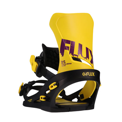 Flux DS Snowboard Binding Purple Yellow - Flux Snowboard Bindings