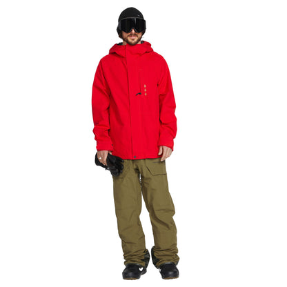 Volcom Dua Gore-Tex Jacket Red S - Volcom Snow Jackets