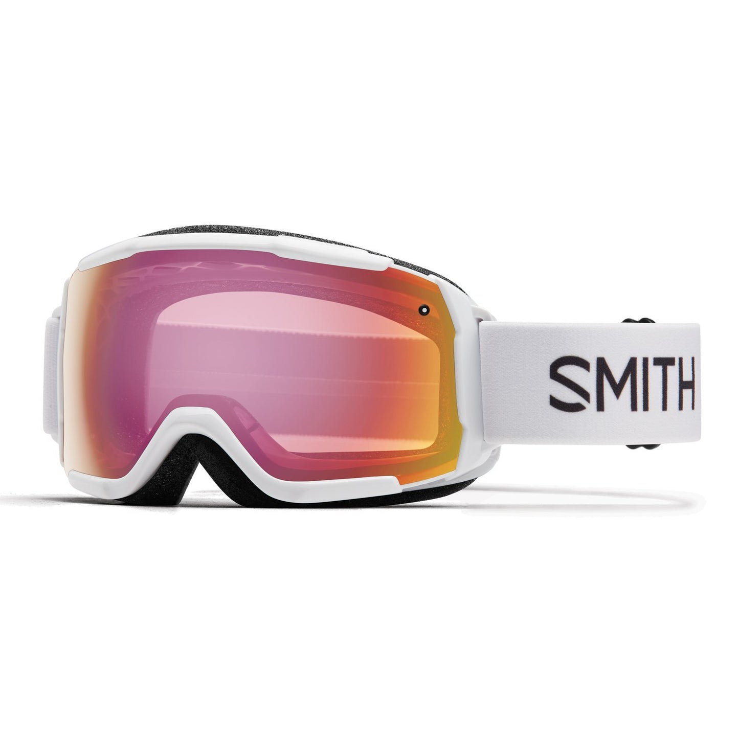 Smith Kids' Grom Snow Goggle White / Red Sensor Mirror Snow Goggles