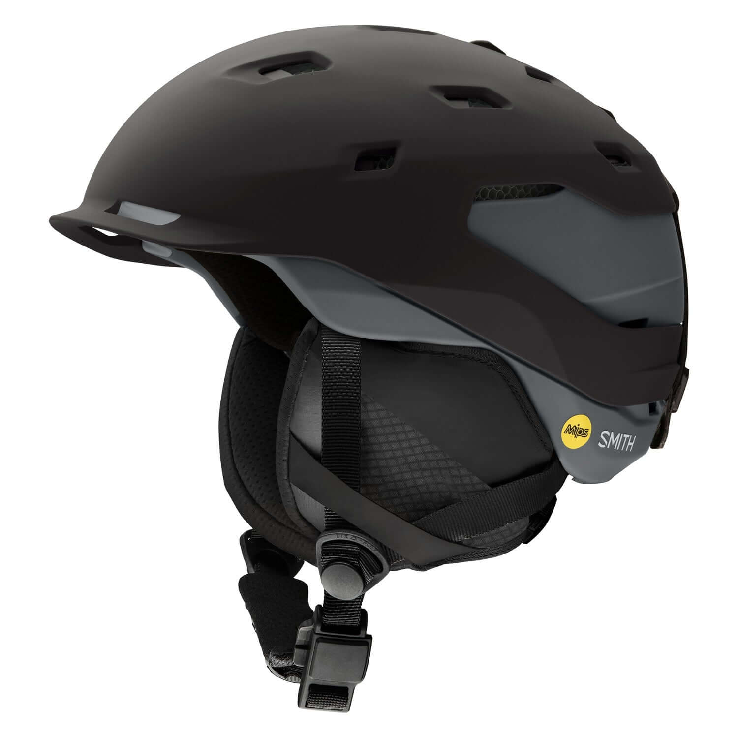Smith Quantum MIPS Asian Fit Snow Helmet - Matte Black/Charcoal L Snow Helmets