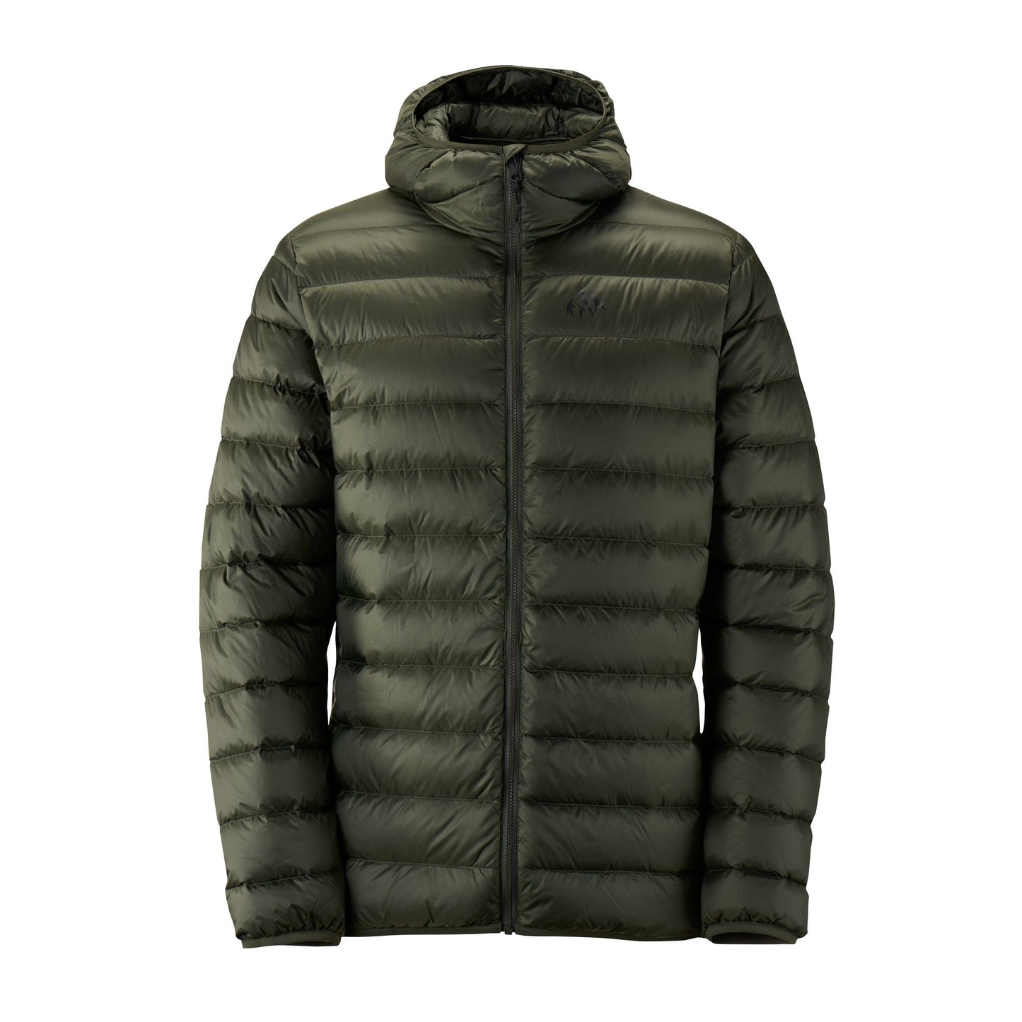 Jones Reup Down Puffy Hooded Snow Jacket Pine Green S Snow Jackets