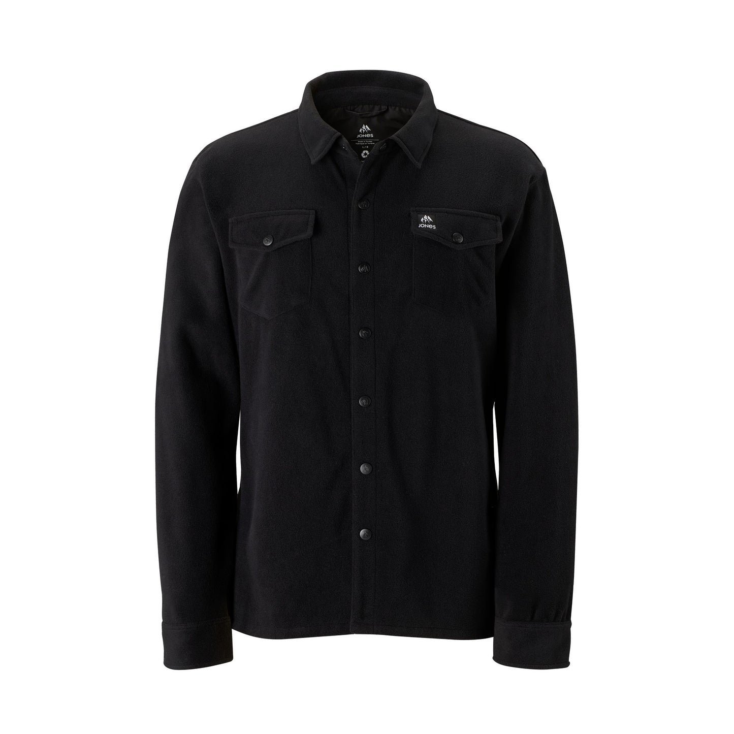 Jones December Fleece Shirt Black M LS Shirts