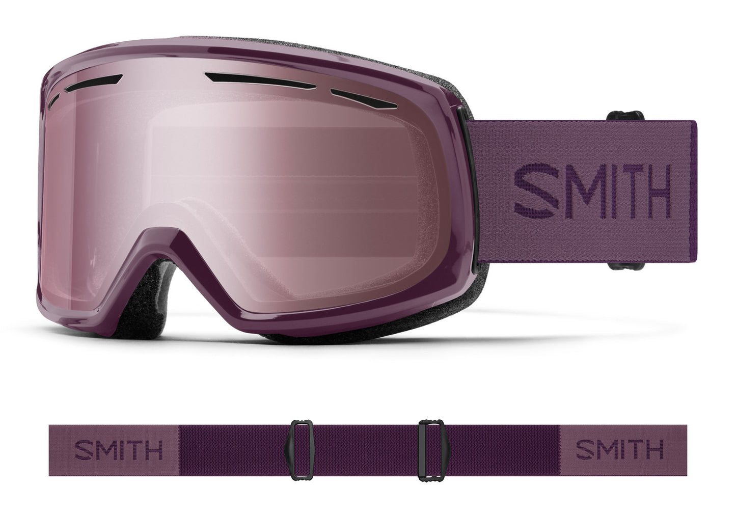 Smith Women's Drift Snow Goggle Amethyst / Ignitor Mirror Snow Goggles