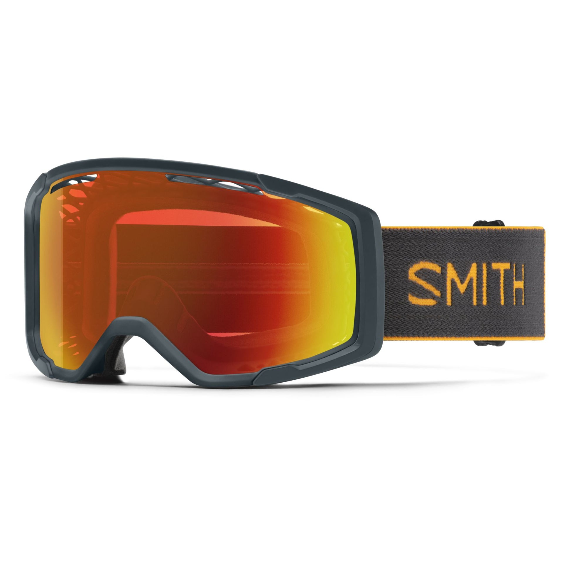 Smith Rhythm MTB Goggles Slate/Fool's Gold / ChromaPop Everyday Red Mirror Bike Goggles