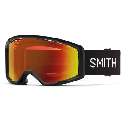 Smith Rhythm MTB Goggles Black ChromaPop Everyday Red Mirror - Smith Bike Goggles
