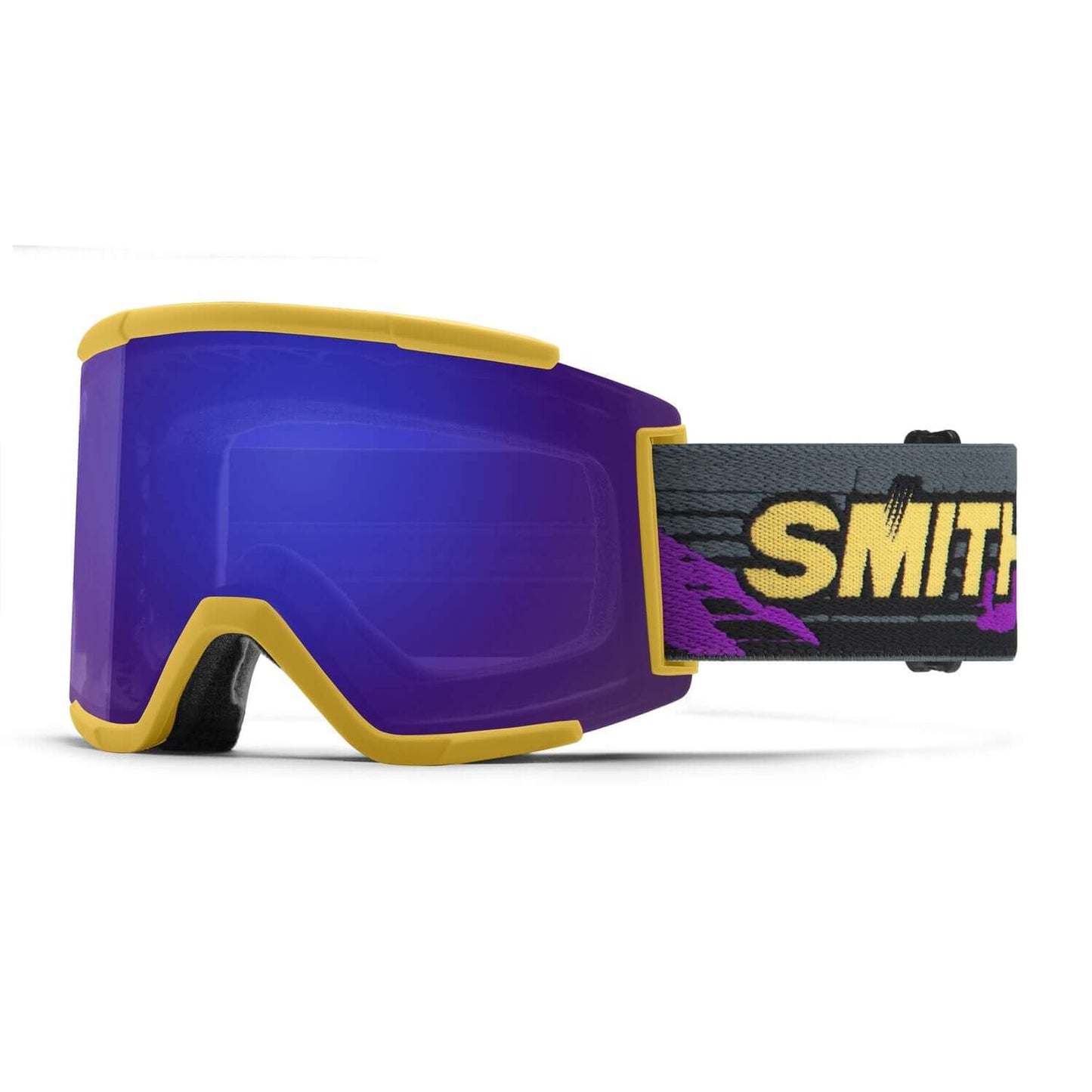 Smith Squad XL Asia Fit Snow Goggle Citrine Archive / ChromaPop Everyday Violet Mirror Snow Goggles