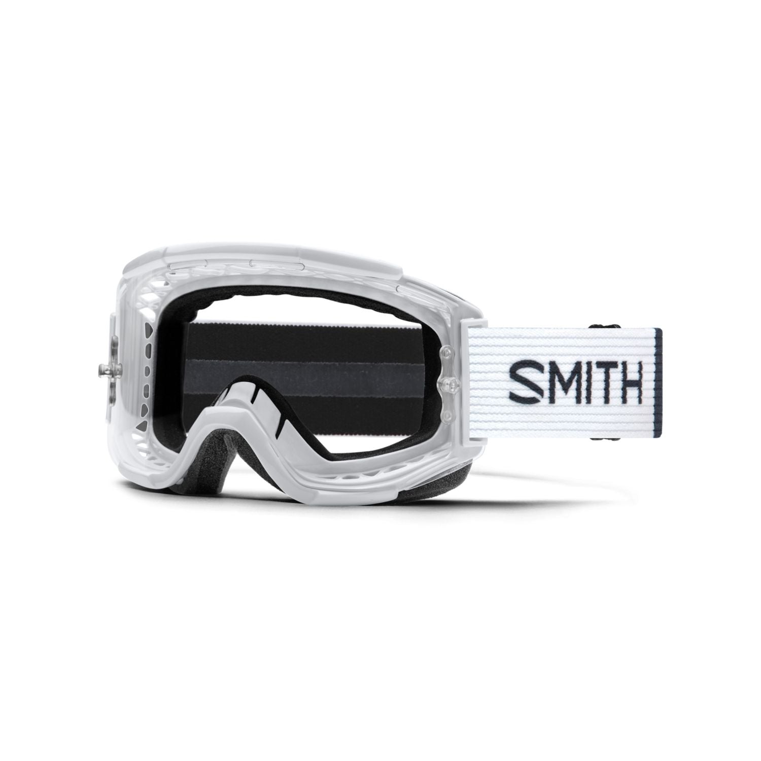 Smith Squad MTB Goggles White / Clear Anti-Fog Bike Goggles