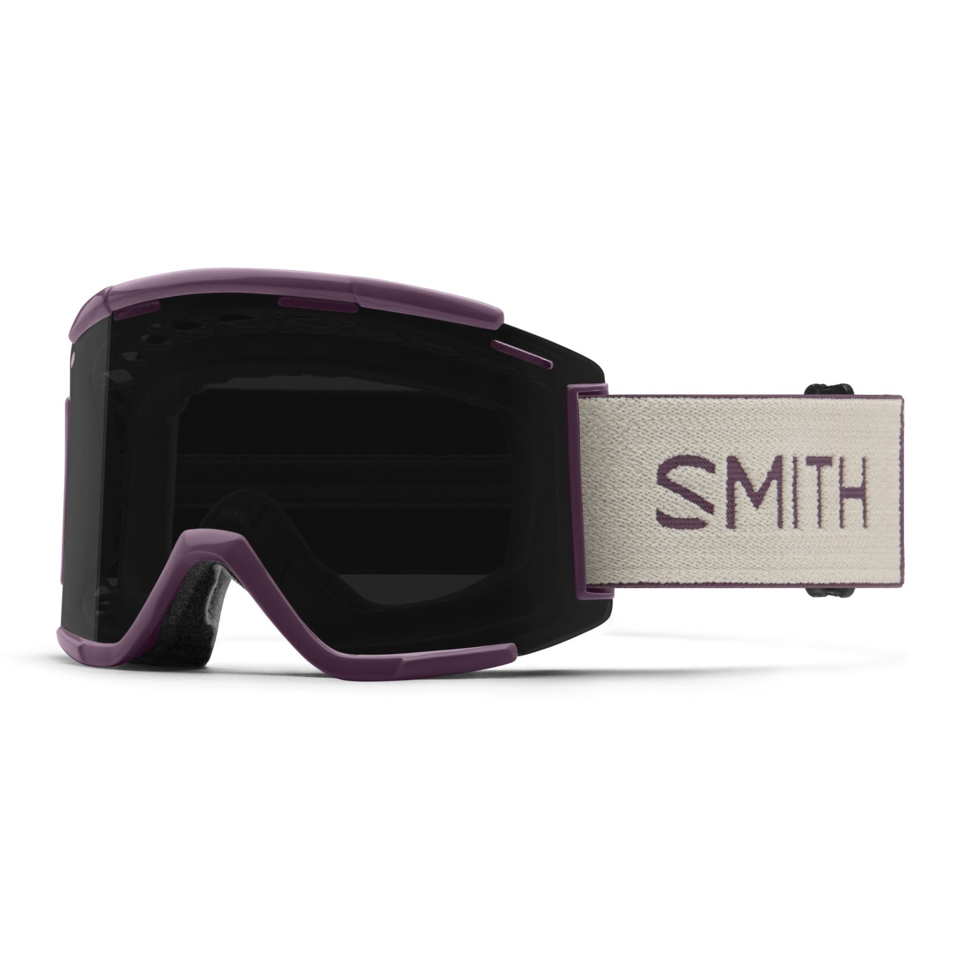 Smith Squad XL MTB Goggles Amethyst/Bone / ChromaPop Sun Black Bike Goggles