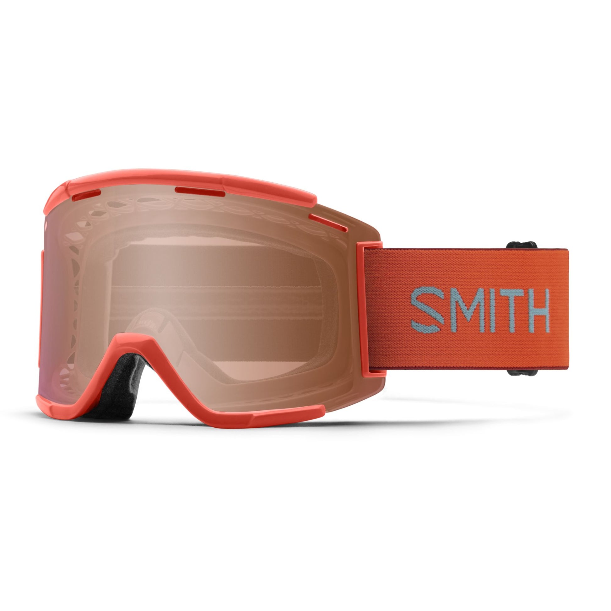 Smith Squad XL MTB Goggles Poppy/Terra / ChromaPop Contrast Rose Flash Bike Goggles