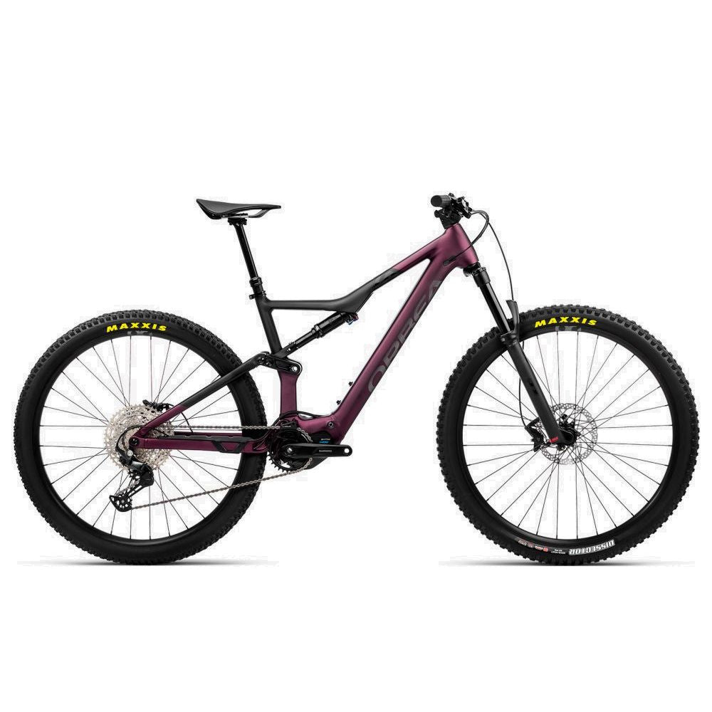 Orbea Rise H30 20mph Metallic Mulberry/Black Mountain Bikes