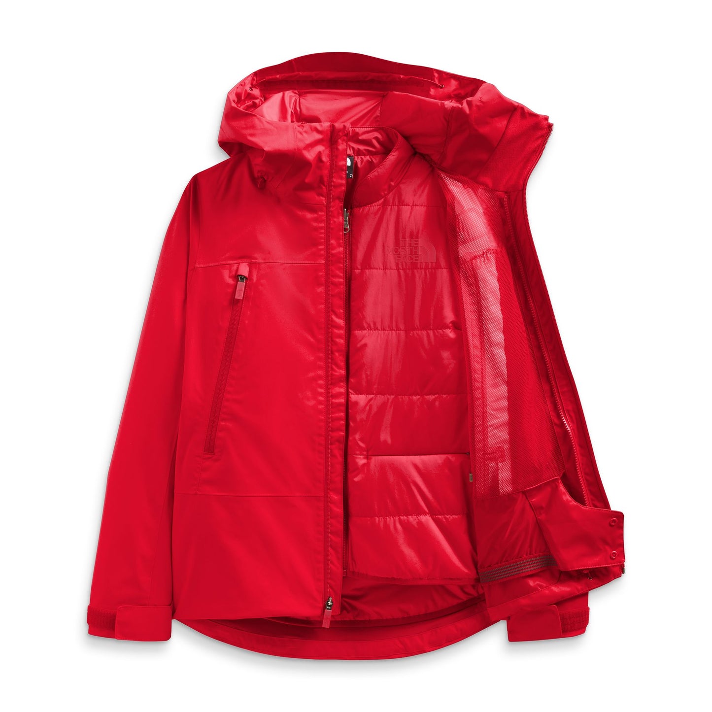 The North Face Women's Clementine Triclimate Snow Jacket TNF Red L Snow Jackets