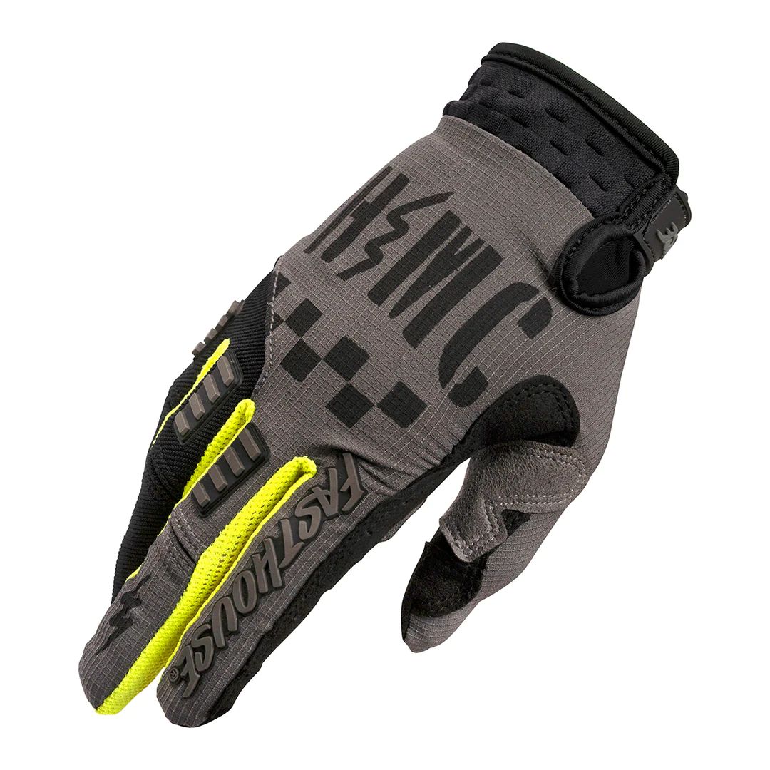 Fasthouse Off-Road Speed Style Glove Charge Gray - Fasthouse