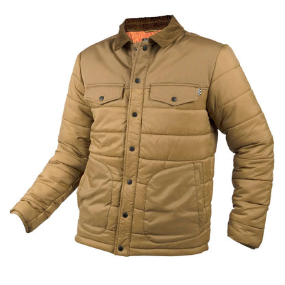 Fasthouse Prospector Puffer Jacket Tan S - Fasthouse Jackets & Vests