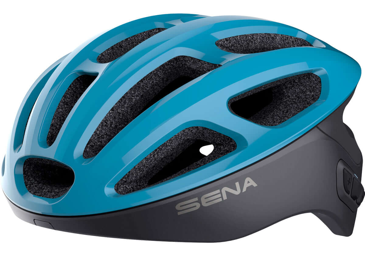 Sena R1 Smart Bluetooth Cycling Helmet Ice Blue Bike Helmets