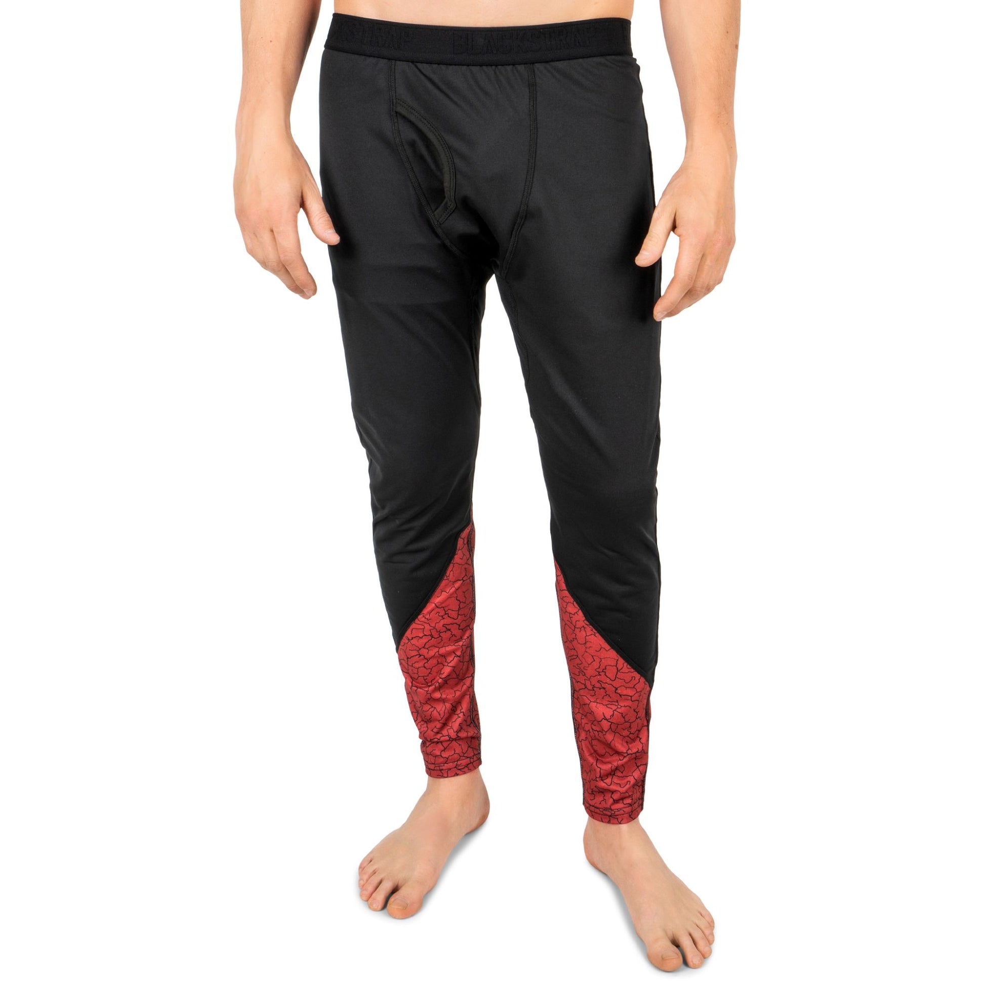 Blackstrap Men's Therma Baselayer Pant Magma Red Base Layer Pants