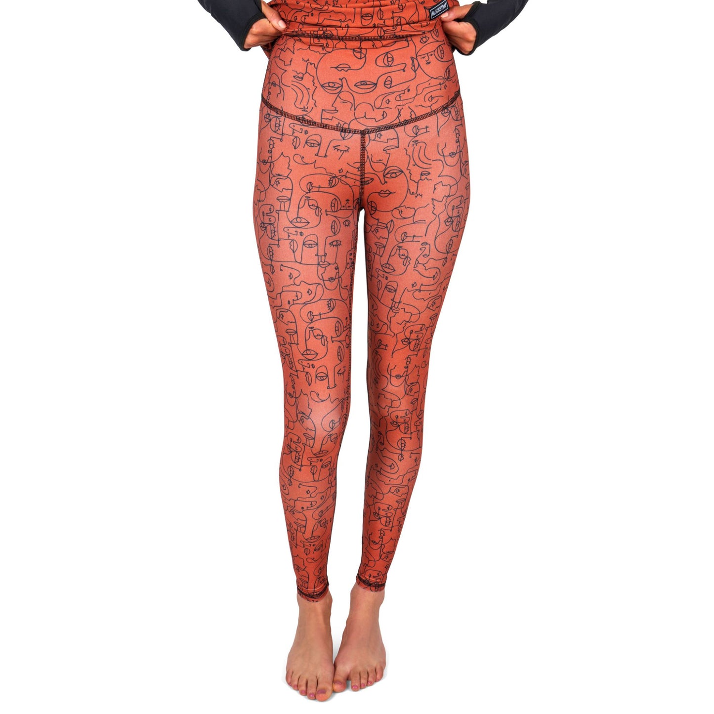 Blackstrap Women's Pinnacle Baselayer Pant Faces Copper Base Layer Pants