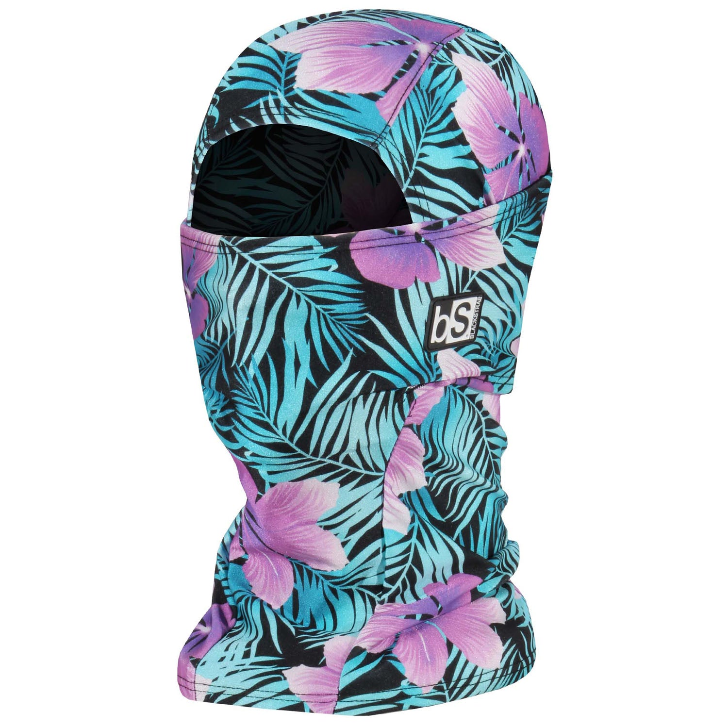 Blackstrap Hood Floral Palms OS Neck Warmers & Face Masks
