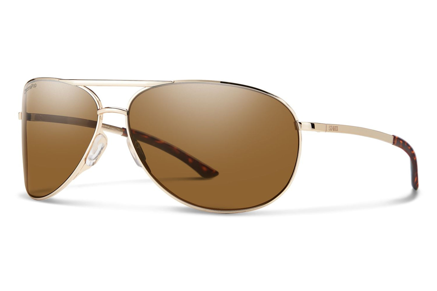 Smith Serpico 2 Sunglasses Gold / ChromaPop Polarized Brown Sunglasses