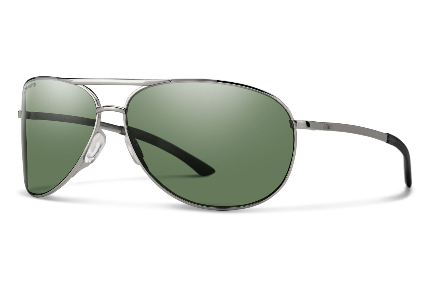Smith Serpico 2 Sunglasses Gunmetal / ChromaPop Polarized Gray Green Sunglasses
