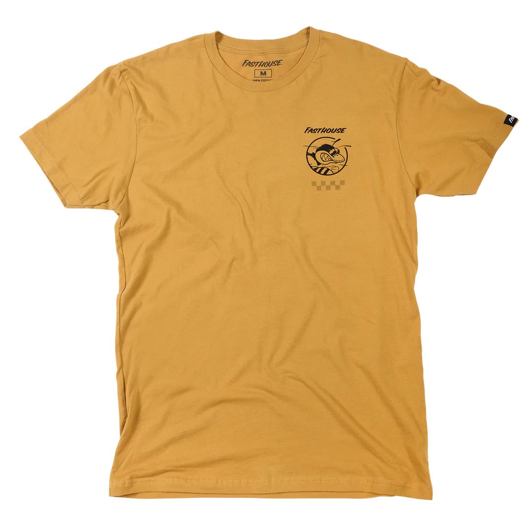 Fasthouse Men's Swarm Tee Vintage Gold SS Shirts
