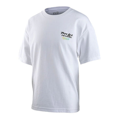 Troy Lee Designs Youth Feathers SS Tee White SS Shirts