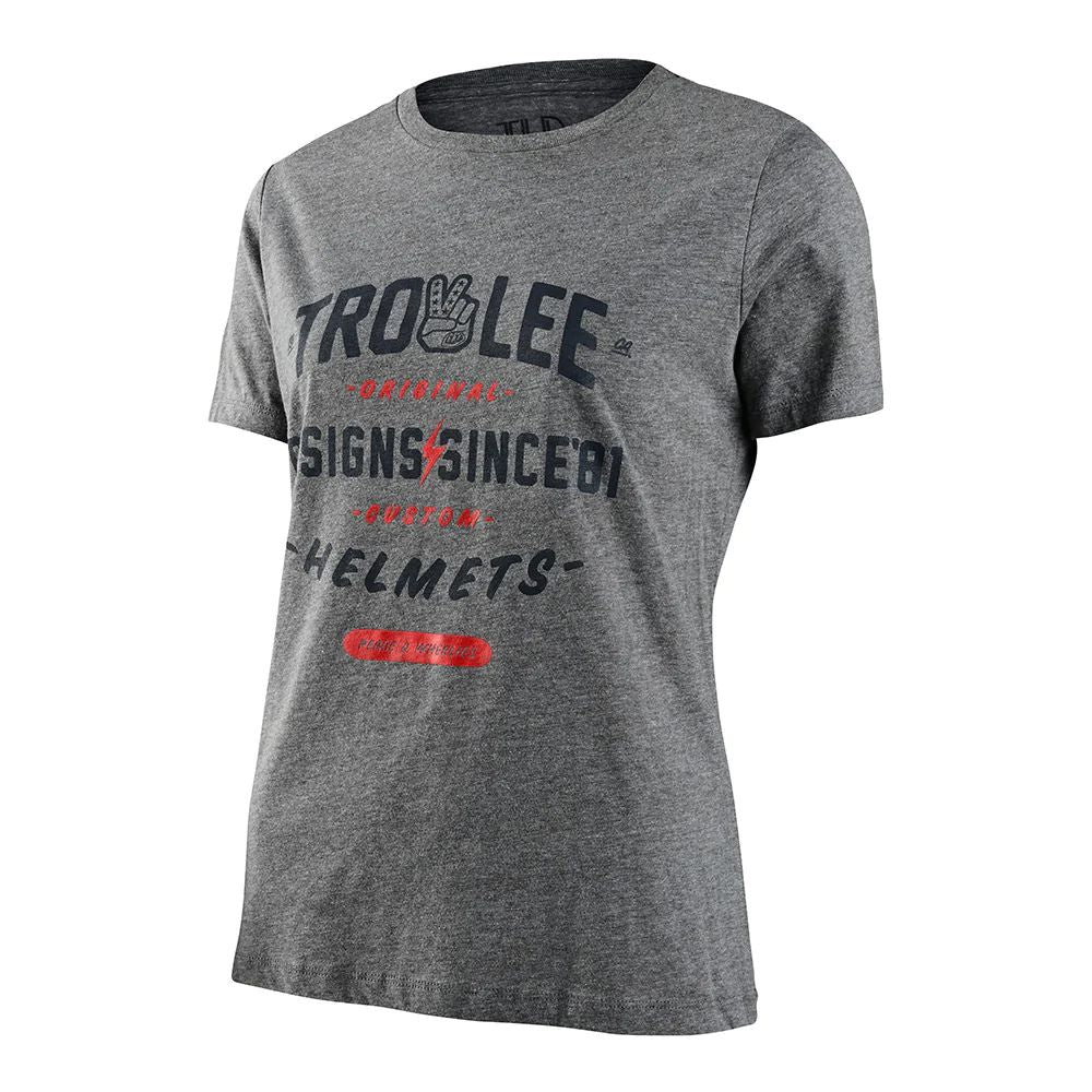 Troy Lee Designs Women's SS Tee Roll Out Deep Heather SS Shirts