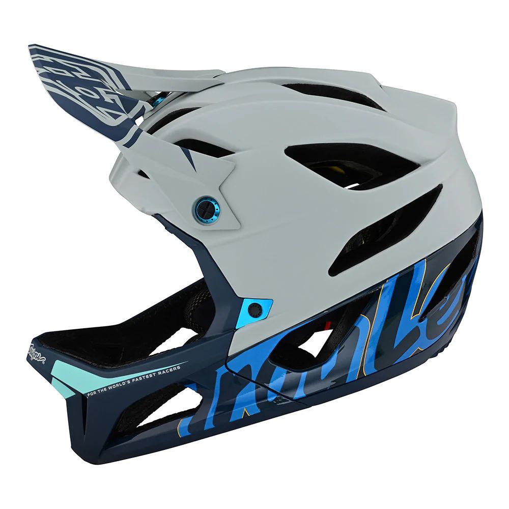 Troy Lee Designs Stage Signature MIPS Helmet Blue Bike Helmets