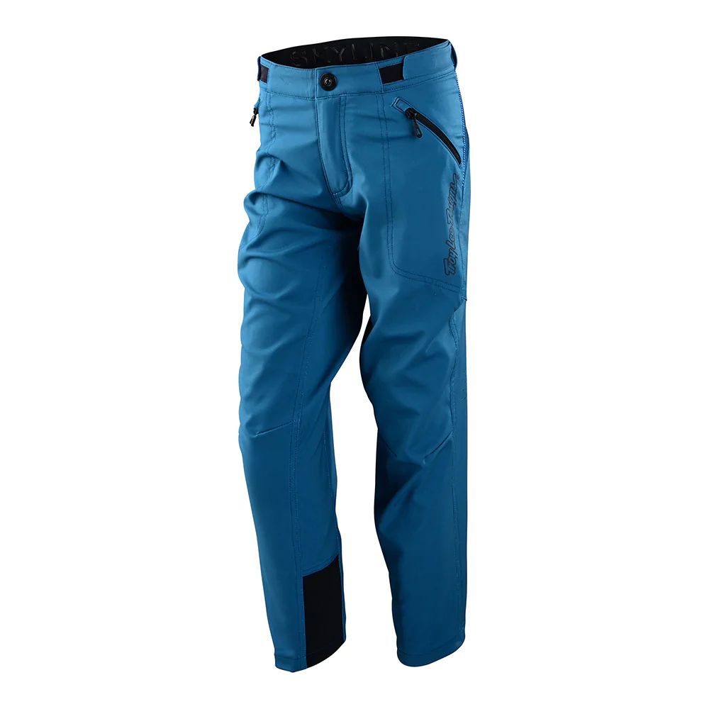 Troy Lee Designs Youth Skyline Pant Solid Slate Blue 22 Bike Pants
