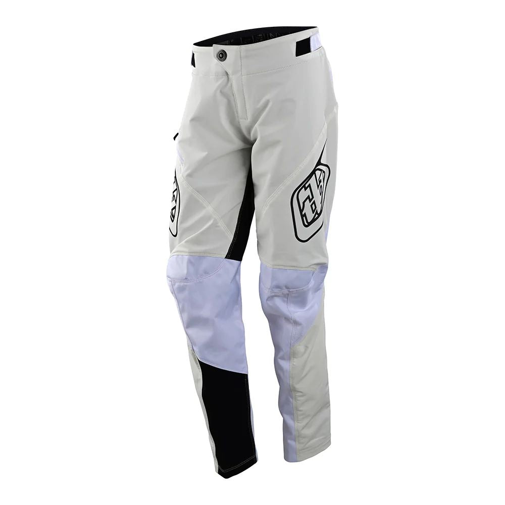 Troy Lee Designs Youth Sprint Pant Solid White Bike Pants