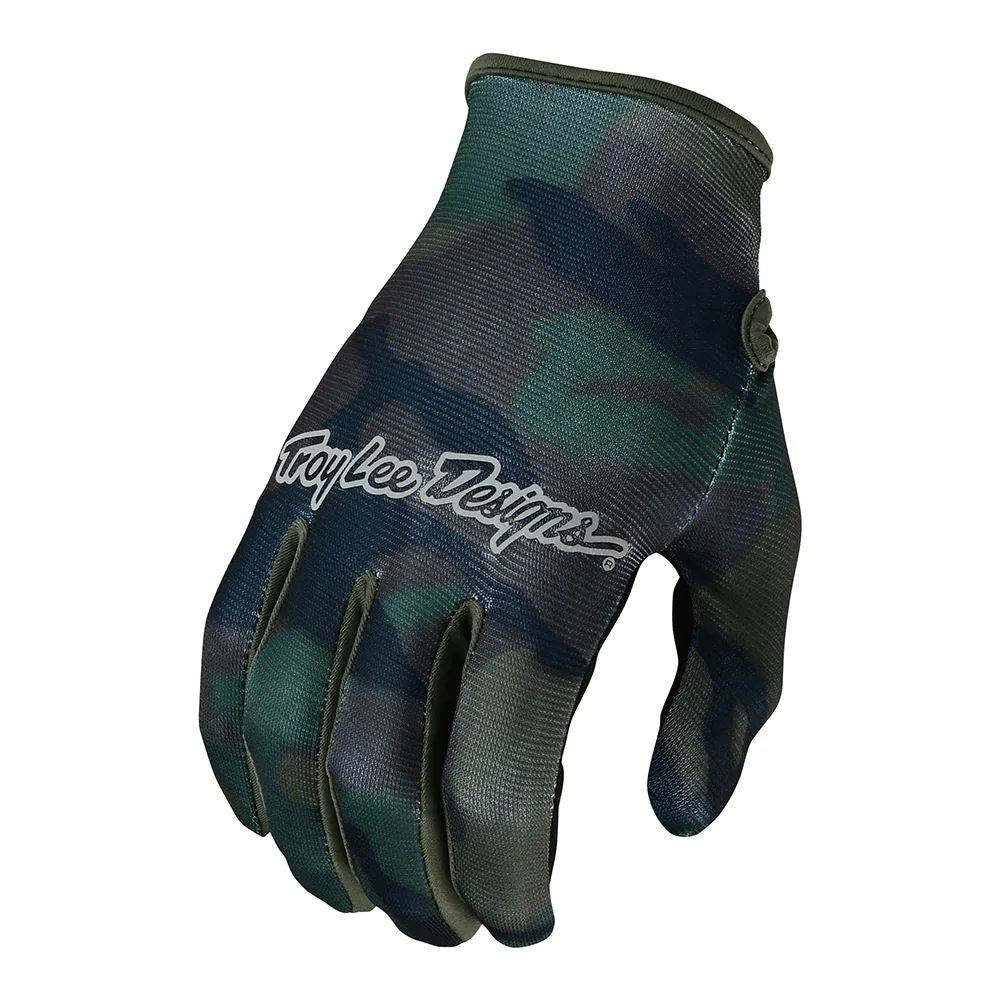 Troy Lee Designs Men's Flowline Brushed Camo Glove Army - Troy Lee Designs Bike Gloves