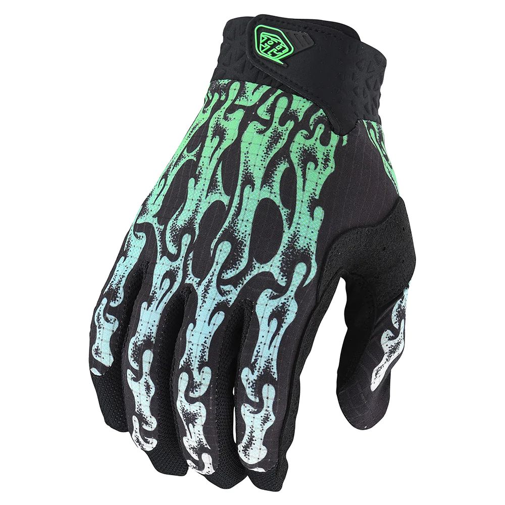 Troy Lee Designs Youth Air Slime Hands Glove Flo Green YS - Troy Lee Designs Bike Gloves