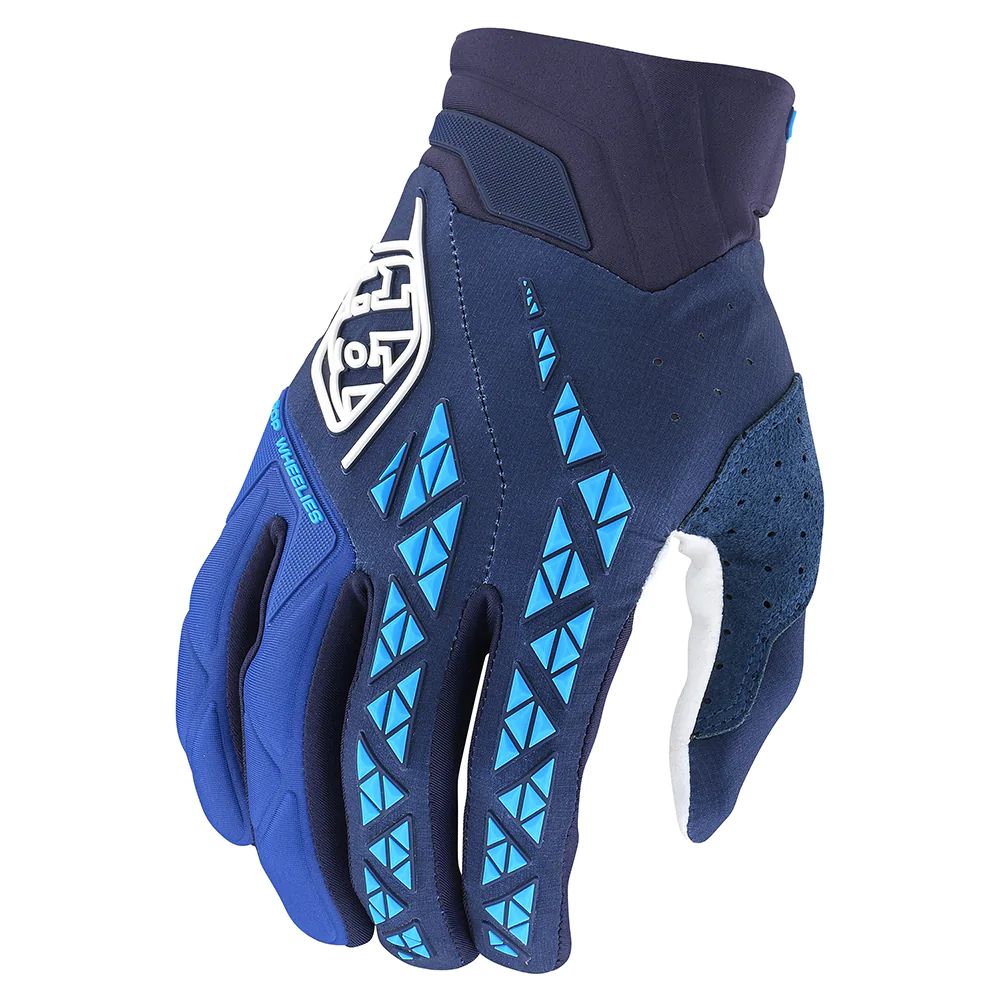 Troy Lee Designs SE Pro Glove Solid Navy/Cyan Bike Gloves