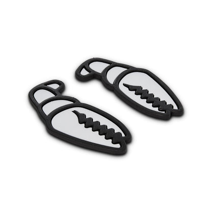 Crab Grab Mega Claw Traction Pad Black White OS - Crab Grab Stomp Pads