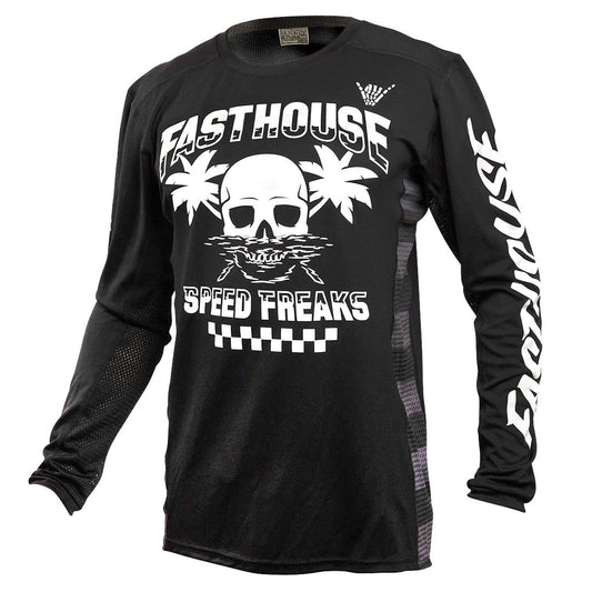 Fasthouse USA Grindhouse Subside Jersey Black Bike Jerseys