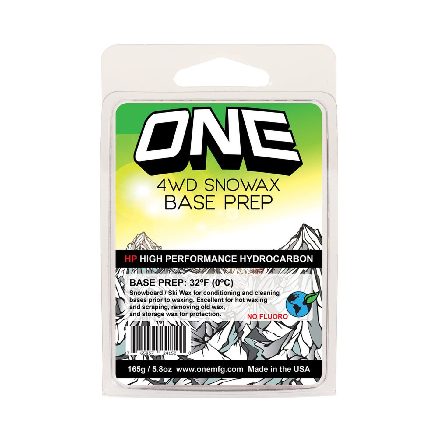 Oneball 4WD Base Prep/Cleaning Snow Wax One Color OS Wax