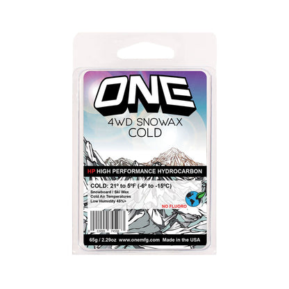Oneball 4WD Snow Wax - 65g COLD - 23F to 12F 65 - Oneball Wax