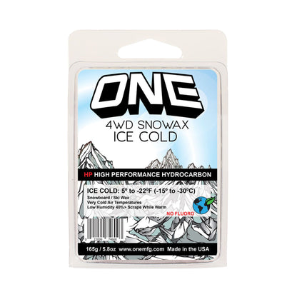 Oneball 4WD Snow Wax - 165g ICE - 12F & below 165 - Oneball Wax