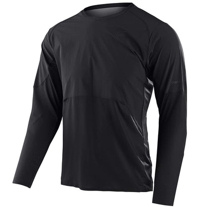Troy Lee Designs Drift LS Jersey Solid Carbon S - Troy Lee Designs Bike Jerseys